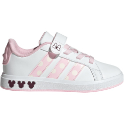 adidas x Disney Minnie Mouse Grand Court Sneaker Kinder JR8134 - cloud white/clear pink/chalk white 31