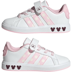 adidas x Disney Minnie Mouse Grand Court Sneaker Kinder JR8134 - cloud white/clear pink/chalk white 31