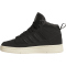 adidas Rapid Court Mid-Top Winterized Sneaker Kinder JR1027 - core black/carbon/cream white 36