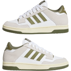 adidas Rapid Court Low-Top Sneaker Herren JR1011 - cloud white/supplier colour/warm vanilla 42
