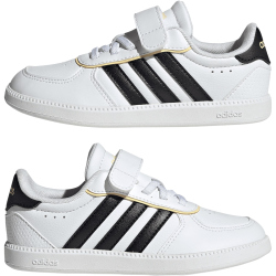 adidas Breaknet Sleek Sneaker Kinder JQ3049 - cloud white/core black/orange tint 32