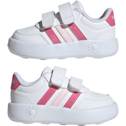 adidas Breaknet 3.0 Sneaker Kinder JS3676 - cloud white/pink fusion/clear pink 25