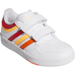 adidas Hoops 4.0 Sneaker Kinder JQ7866 - cloud white/better scarlet/flash orange 28
