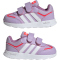 adidas Tensaur Switch Laufschuhe Kinder JQ8094 - powder plum/cloud white/lucid red 24