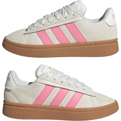 adidas Grand Court Alpha 00s Sneaker Damen JQ2999 - off white/bliss pink/gold met. 38