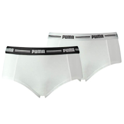 2er Pack PUMA Iconic Mini Shorts white / white XS