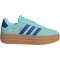 adidas VL Court Bold Plateau Sneaker Damen JS3813 - flash aqua/team royal blue/gold met. 40