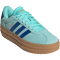 adidas VL Court Bold Plateau Sneaker Damen JS3813 - flash aqua/team royal blue/gold met. 40