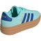 adidas VL Court Bold Plateau Sneaker Damen JS3813 - flash aqua/team royal blue/gold met. 40