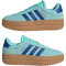 adidas VL Court Bold Plateau Sneaker Damen JS3813 - flash aqua/team royal blue/gold met. 40