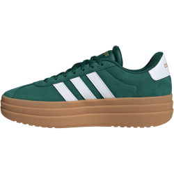 adidas VL Court Bold Plateau Sneaker Damen JP6917 - collegiate green/cloud white/gold met. 40 2/3