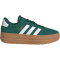 adidas VL Court Bold Plateau Sneaker Damen JP6917 - collegiate green/cloud white/gold met. 40 2/3