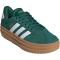 adidas VL Court Bold Plateau Sneaker Damen JP6917 - collegiate green/cloud white/gold met. 40 2/3
