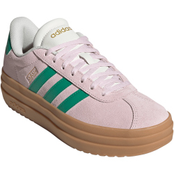 adidas VL Court Bold Plateau Sneaker Damen JP6916 - clear pink/court green/core white 37 1/3