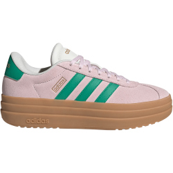 adidas VL Court Bold Plateau Sneaker Damen JP6916 - clear pink/court green/core white 38 2/3