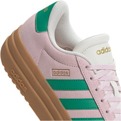 adidas VL Court Bold Plateau Sneaker Damen JP6916 - clear pink/court green/core white 41 1/3