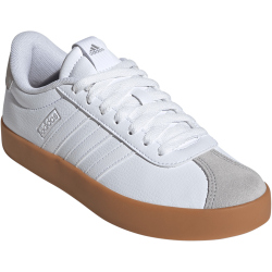 adidas VL Court 3.0 Sneaker Damen JR8660 - cloud white/cloud white/silver met. 38