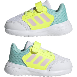 adidas Tensaur Run 3.0 Sneaker Kinder JR6050 - cloud white/clear pink/hi-res yellow 26