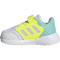 adidas Tensaur Run 3.0 Sneaker Kinder JR6050 - cloud white/clear pink/hi-res yellow 26
