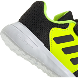 adidas Tensaur Run 3.0 Sneaker Kinder JR6048 - core black/core black/lucid lemon 23