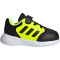 adidas Tensaur Run 3.0 Sneaker Kinder JR6048 - core black/core black/lucid lemon 23