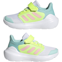 adidas Tensaur Run 2.0 Sneaker Kinder JR6072 - cloud white/clear pink/hi-res yellow 28