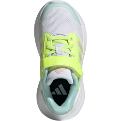 adidas Tensaur Run 2.0 Sneaker Kinder JR6072 - cloud white/clear pink/hi-res yellow 29