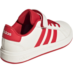 adidas Grand Court 2.0 Sneaker Kinder JQ8003 - off white/collegiate red/core black 35