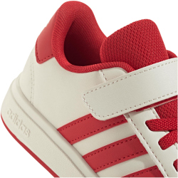 adidas Grand Court 2.0 Sneaker Kinder JQ8003 - off white/collegiate red/core black 35