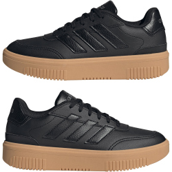 adidas Courtblock Sneaker Damen JR0728 - core black/core black/grey five 37 1/3