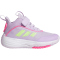 adidas Own The Game 3.0 Basketballschuhe Kinder JR1449 - ice lavender/lucid lemon/powder plum 38