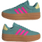 adidas VL Court Bold Plateau Sneaker Kinder JQ4482 - powder teal/shock pink/powder yellow 38 2/3