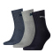 3er Pack PUMA Short Crew Sportsocken navy/grey/nightshadow blue 47-49