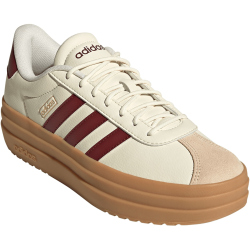 adidas VL Court Bold Plateau Sneaker Damen JQ5642 - off white/shadow red/crystal sand 42