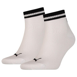 2er Pack PUMA Heritage Quarter Socken white 35-38