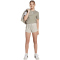 adidas 3-Streifen Animal Print French Terry Sweatshorts Mädchen KC5474 - wonder alumina 164