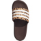 adidas Platform adilette Plateau Badelatschen Damen JR9234 - shadow brown/cloud white/magic beige 37