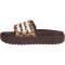 adidas Platform adilette Plateau Badelatschen Damen JR9234 - shadow brown/cloud white/magic beige 37