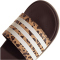 adidas Platform adilette Plateau Badelatschen Damen JR9234 - shadow brown/cloud white/magic beige 37