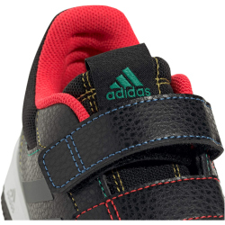 adidas Tensaur Hook and Loop Sneaker JQ2869 - core black/iron met./lucid red 30.5
