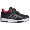 adidas Tensaur Hook and Loop Sneaker JQ2869 - core black/iron met./lucid red 30.5