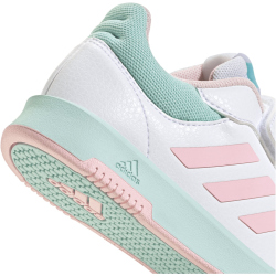 adidas Tensaur Hook and Loop Sneaker JQ2868 - cloud white/clear pink/semi flash aqua 35
