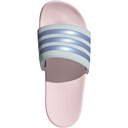 adidas Comfort adilette Badelatschen Damen JS3617 - halo blue/blue spark met./clear pink 38