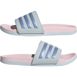 adidas Comfort adilette Badelatschen Damen JS3617 - halo blue/blue spark met./clear pink 38