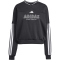 adidas Tiro Cut 3-Streifen Sweatshirt Damen JN2673 - black/white S