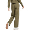 adidas Essentials 3-Streifen Open-Hem French Terry Trainingshose Damen JX7708 - olive strata/white XS