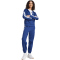 adidas Essentials 3-Streifen Fleece Sweatjacke Damen JY3083 - dark blue/white S