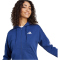 adidas Essentials 3-Streifen Fleece Sweatjacke Damen JY3083 - dark blue/white S