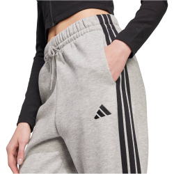 adidas Essentials 3-Streifen Loose Fit Trainingshose Damen JE1273 - medium grey heather/black XS