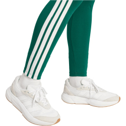 adidas Essentials 3-Streifen Baumwoll Leggings Damen KB7663 - collegiate green/white M